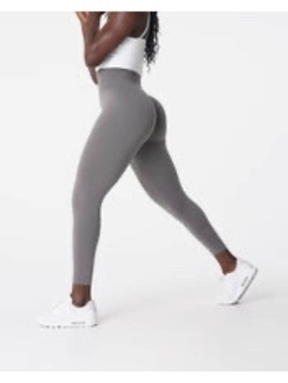 NVGTN Charcoal Solid Seamless Leggings Small